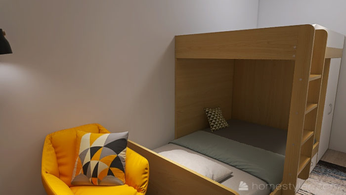 vizualizace pokoje bytu 1+1 v Ostravě Přívoze