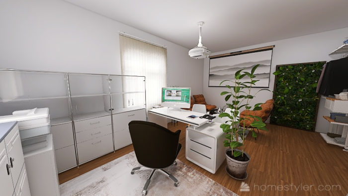 návrh moderní kanceláře na ul. Slovanská 26m2 v Novém Jičíně